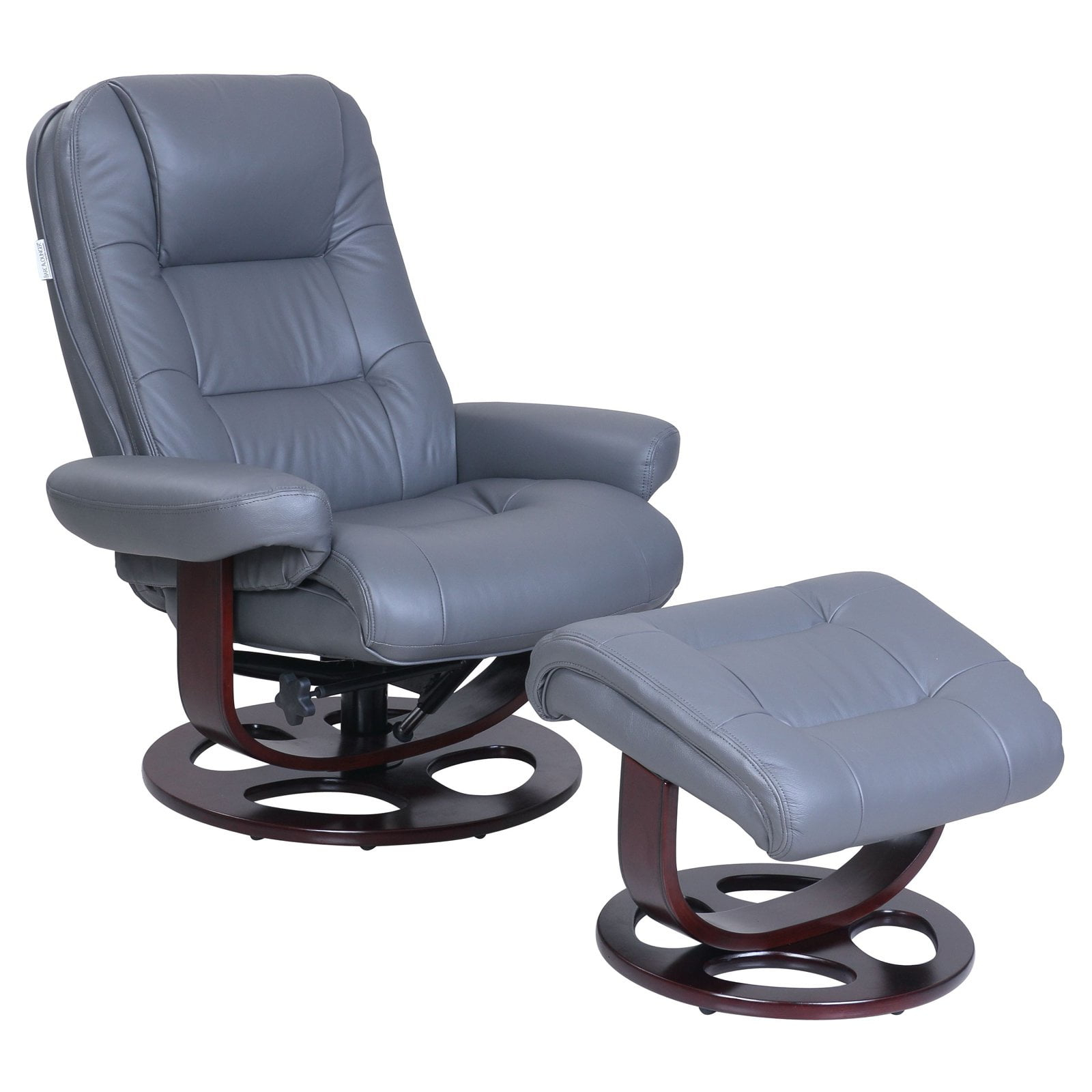 Barcalounger Jacque Swivel Pedestal Recliner w/Ottoman