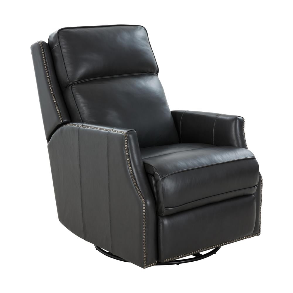 Leather Swivel Power Recliner