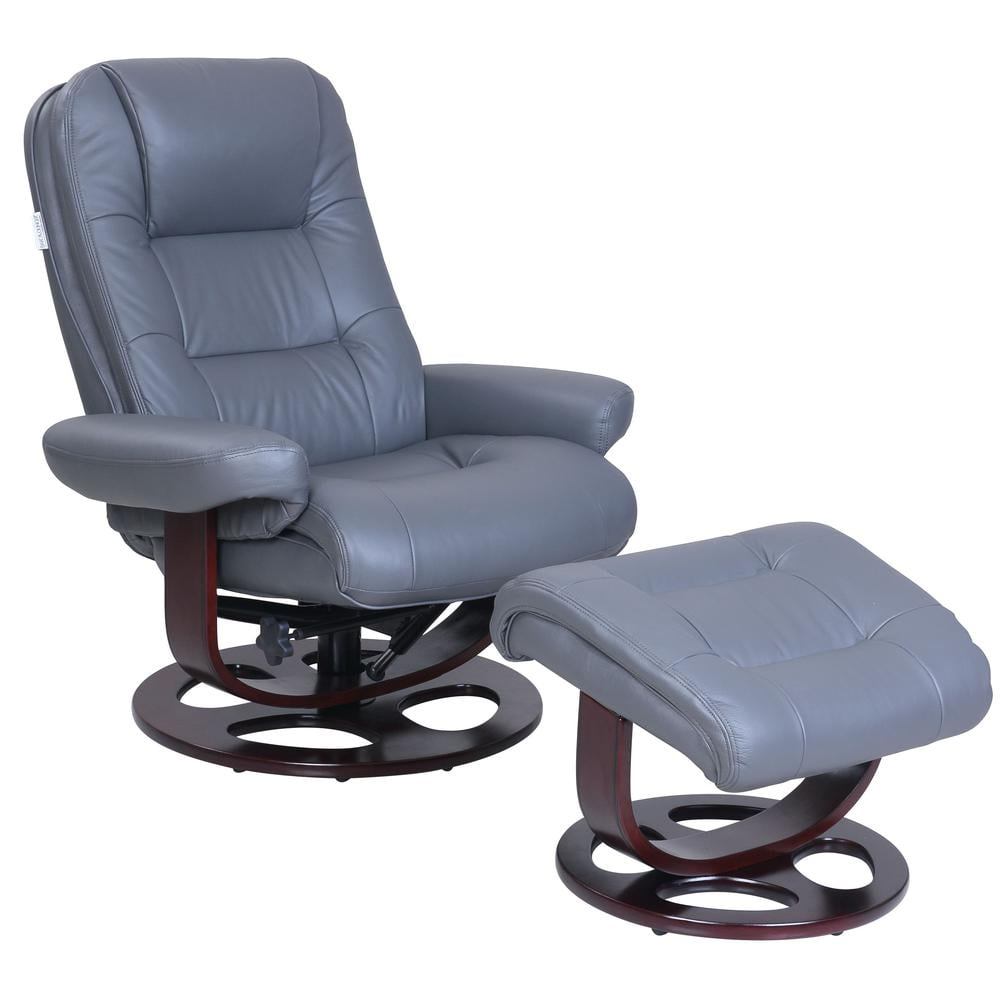 Barcalounger Jacque Swivel Pedestal Recliner w/Ottoman