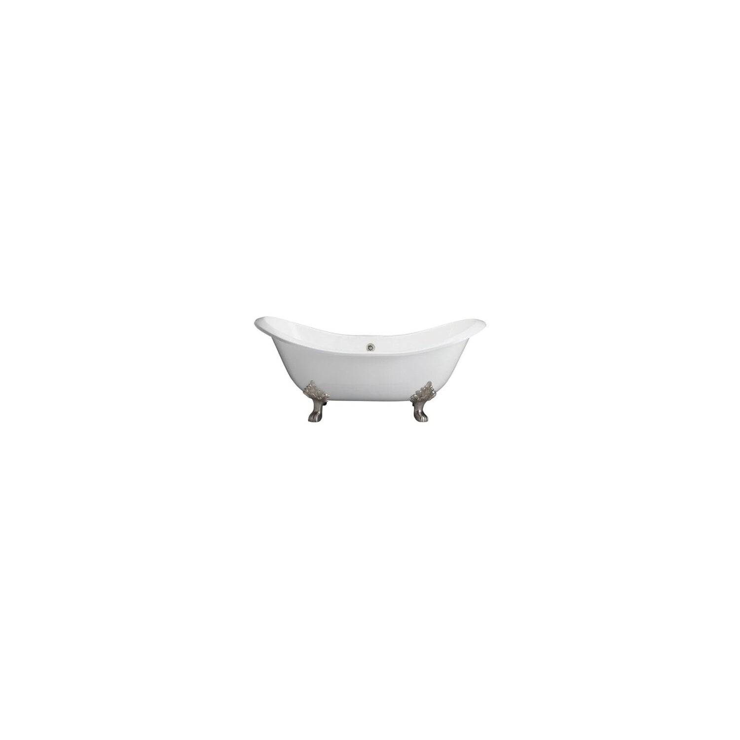 Marshall 71'' x 30.5'' Freestanding Soaking Cast Iron Bathtub