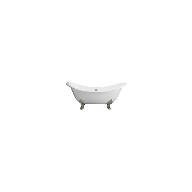 Marshall 71'' x 30.5'' Freestanding Soaking Cast Iron Bathtub
