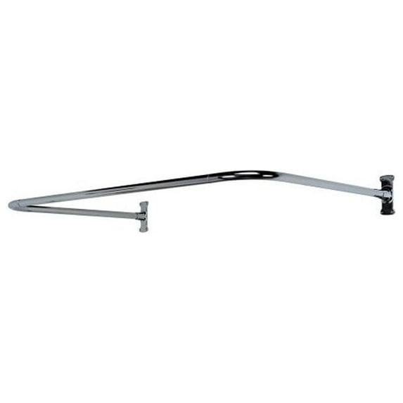 Adjustable Curved Fixed Shower Curtain Rod