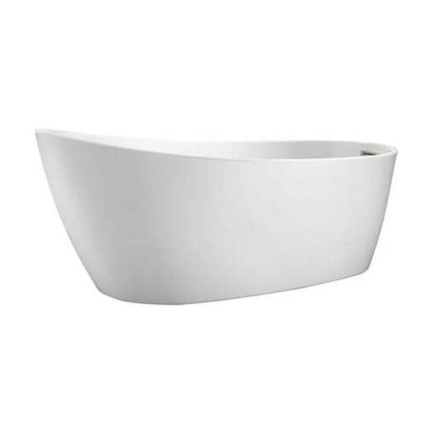 Lorenzo 60'' x 27.5'' Freestanding Soaking Acrylic Bathtub