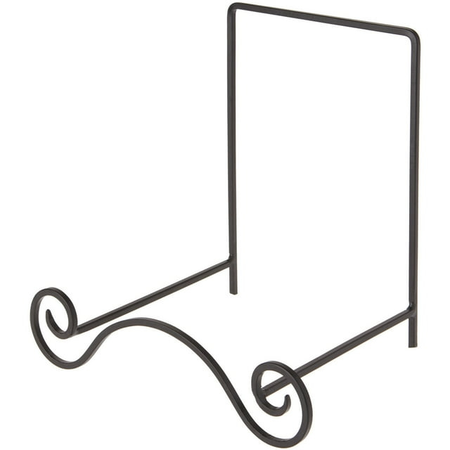 Bard's Wrought Iron Bowl or Deep Platter Stand, 9.375" H x 10.25" W x 7.625" D (For 12" - 16" Bowls or Deep Platters)