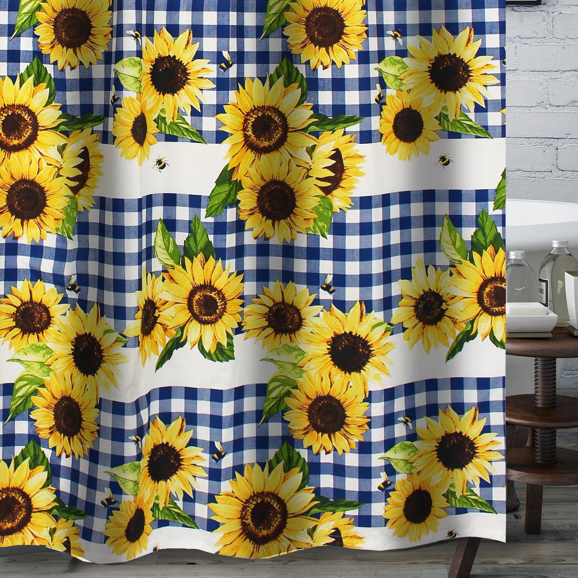 Barefoot Bungalow  Sunflower Bath & Shower Curtain