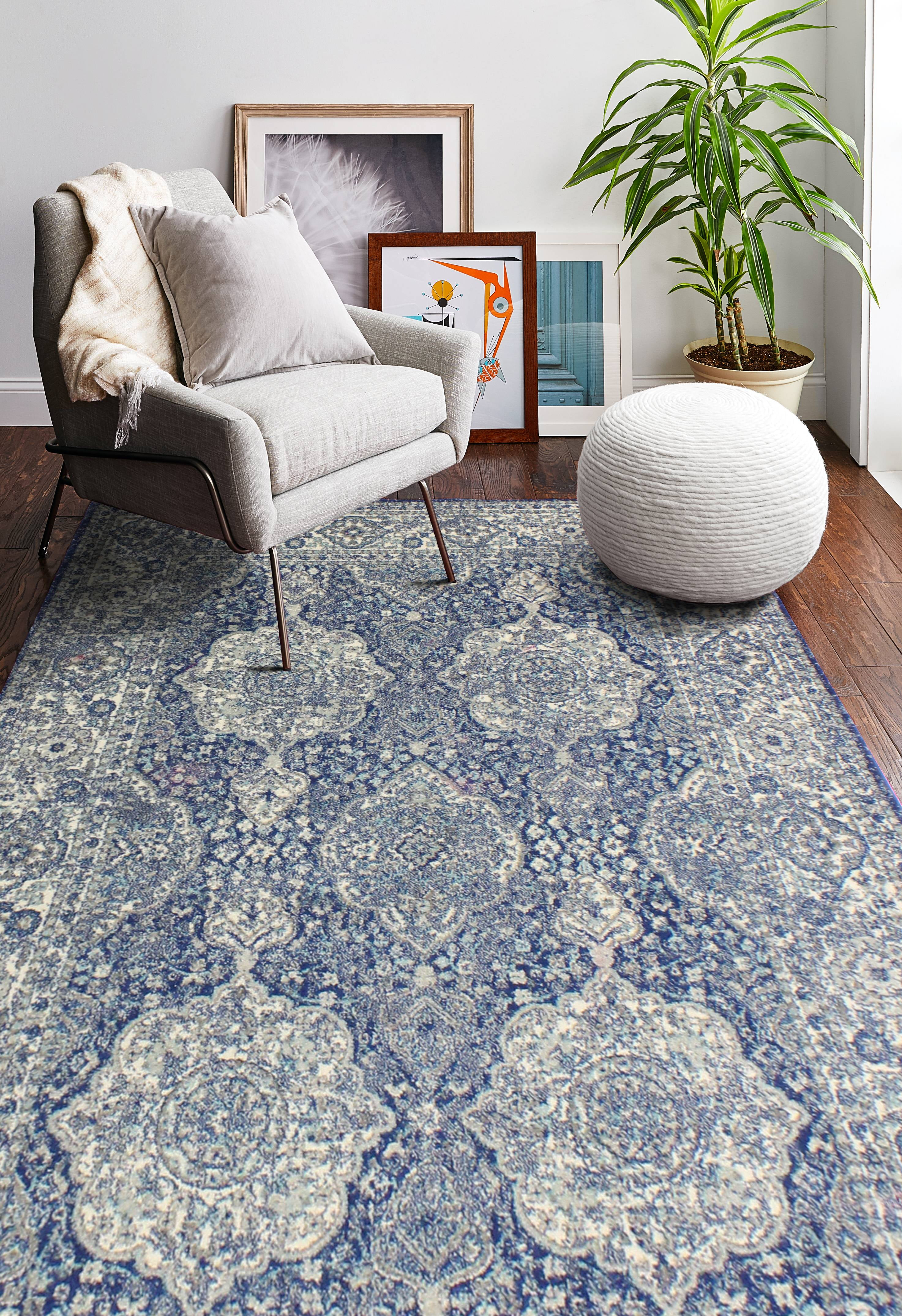Bashian Alberta Transitional Floral Area Rug