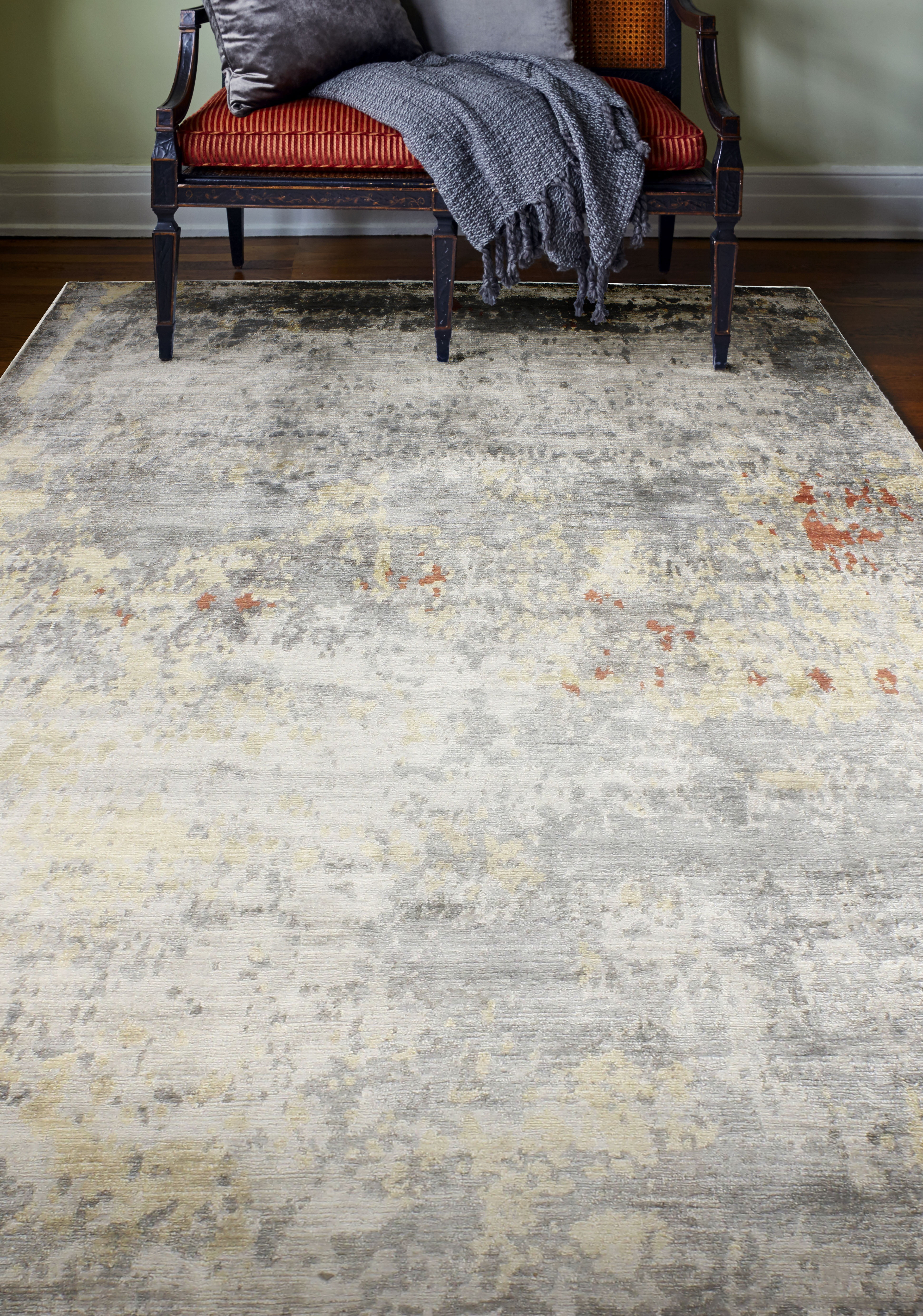 Cascade Viscose Abstract Indoor Rug