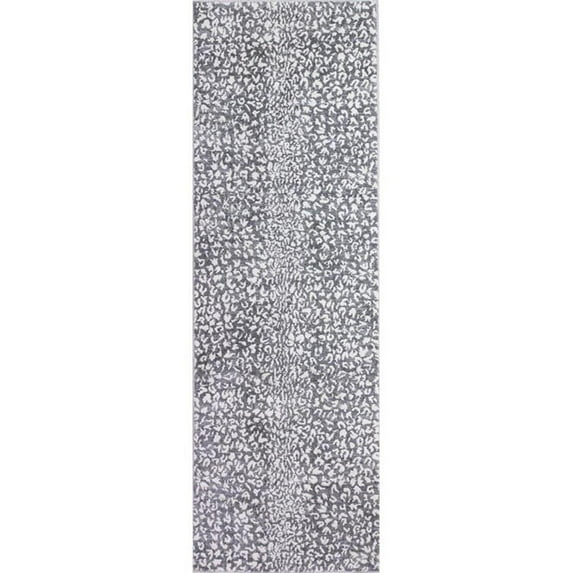 Bashian Xariah Tansitional Area Rug Grey 2'6" X 8' Runner