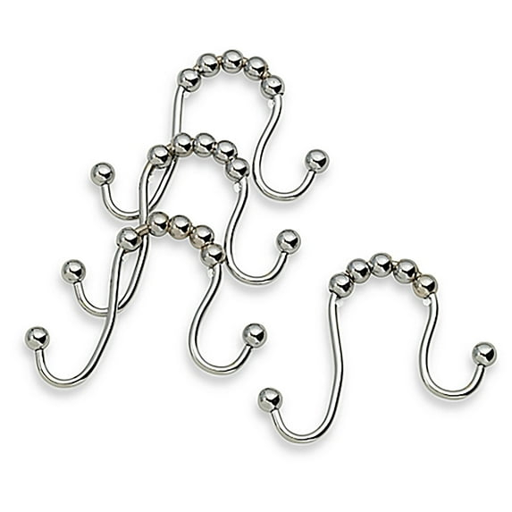 Symple Stuff Royola Metal Shower Curtain Hook (Set of 12)