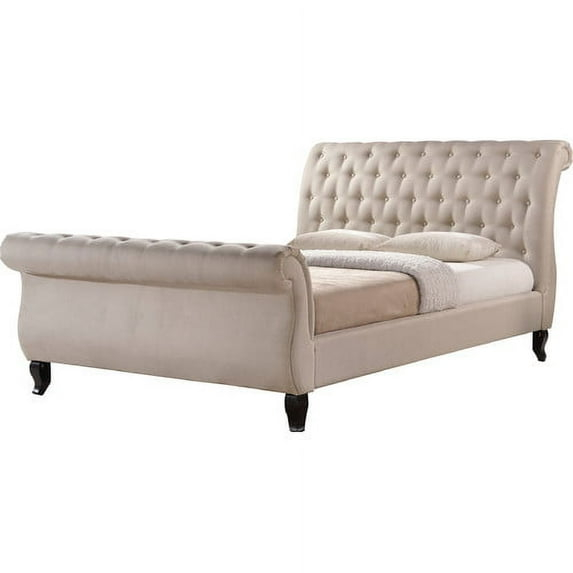 Baxton Studio Antoinette Modern Platform Bed, Multiple Sizes, Multiple Colors