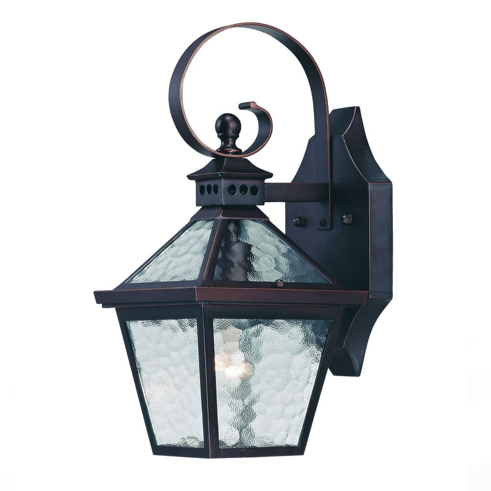 Bay Street 1-Light Architectural Bronze Wall Light