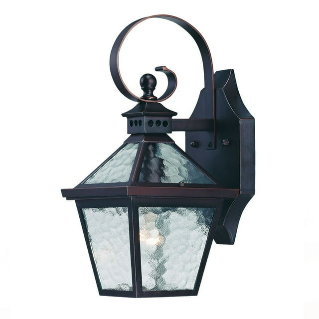 Bay Street 1-Light Architectural Bronze Wall Light