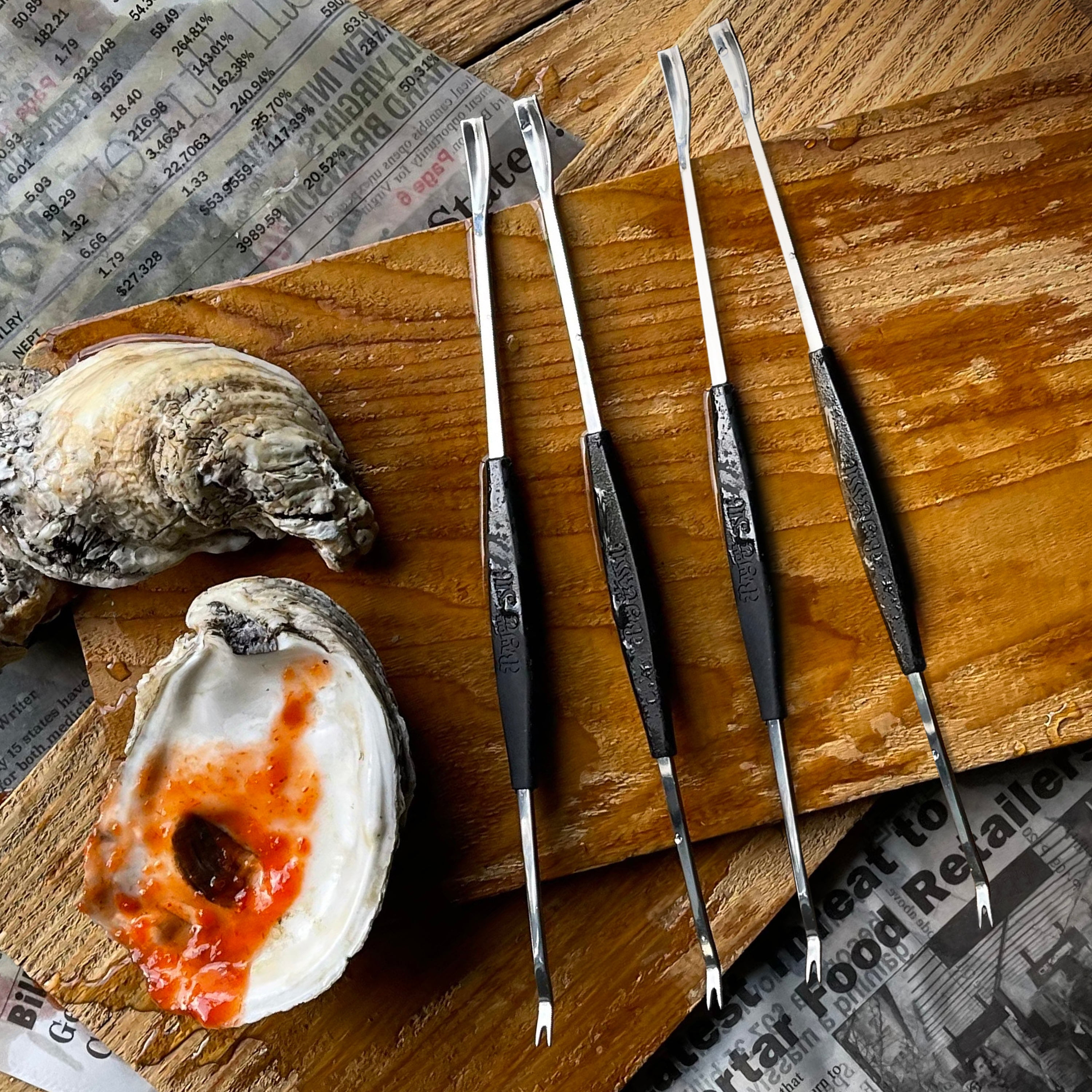 Bayou Classic® 300-204 4-pc Seafood Fork Set
