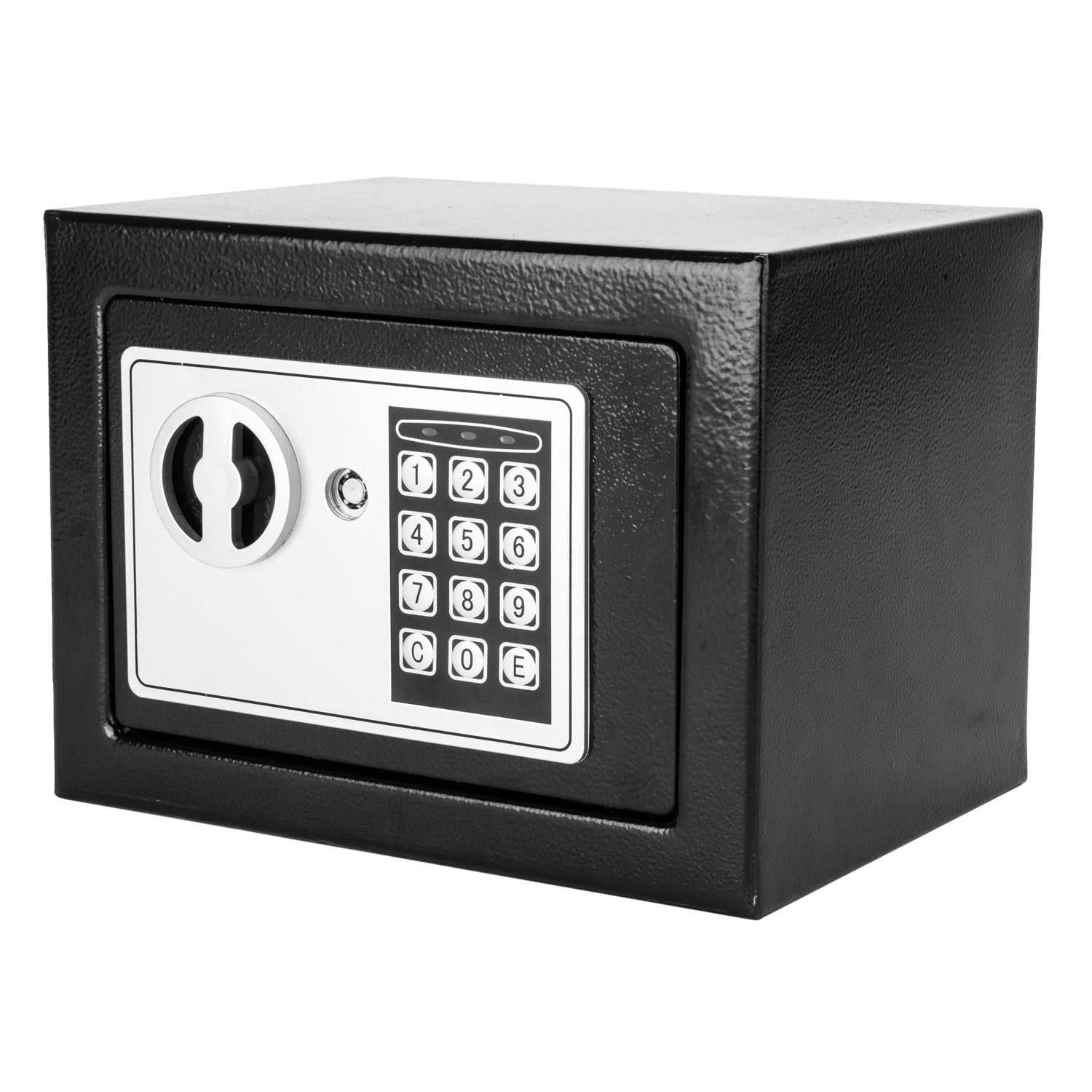 Ktaxon 0.17 Cubic Feet 9" x 6.7" x 6.7" Safe Box, Electronic Security Lock Box Safes, for Home Office Hotel