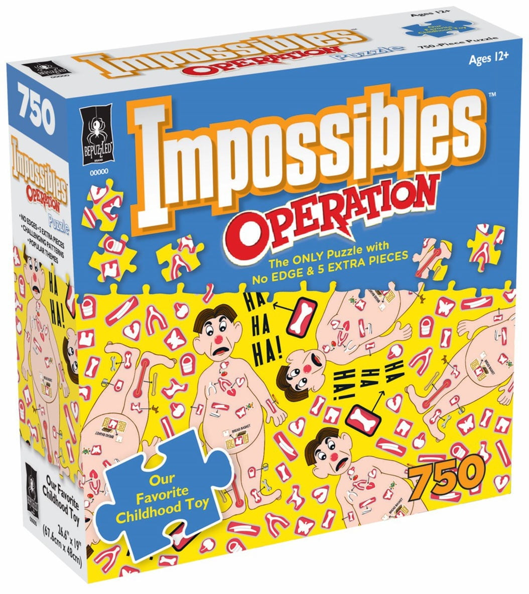 BePuzzled Impossibles Puzzle - Hasbro Operation: 750 Pcs