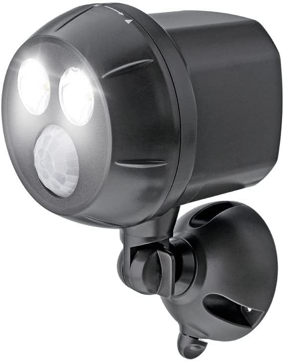Beams MB390 400 Lumen Wireless Battery Powered Motion Sensing Ultra Bright LED Spotlight, 1-Pack, Brown