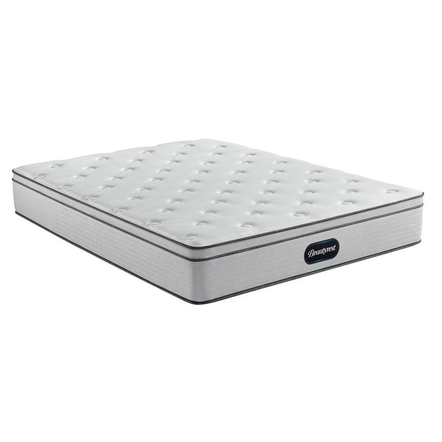 Beautyrest BR800 12.75" Plush Euro Top Queen Innerspring Mattress; Fiberglass-Free