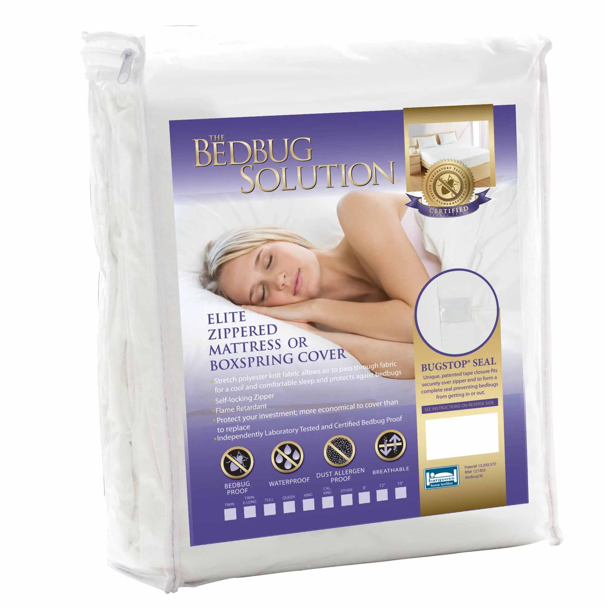 Elite Bed Bug Proof, Dust Mite Proof, Waterproof, Breathable Mattress Encasing / Protector / Cover, Twin 39" x 75" / 9"