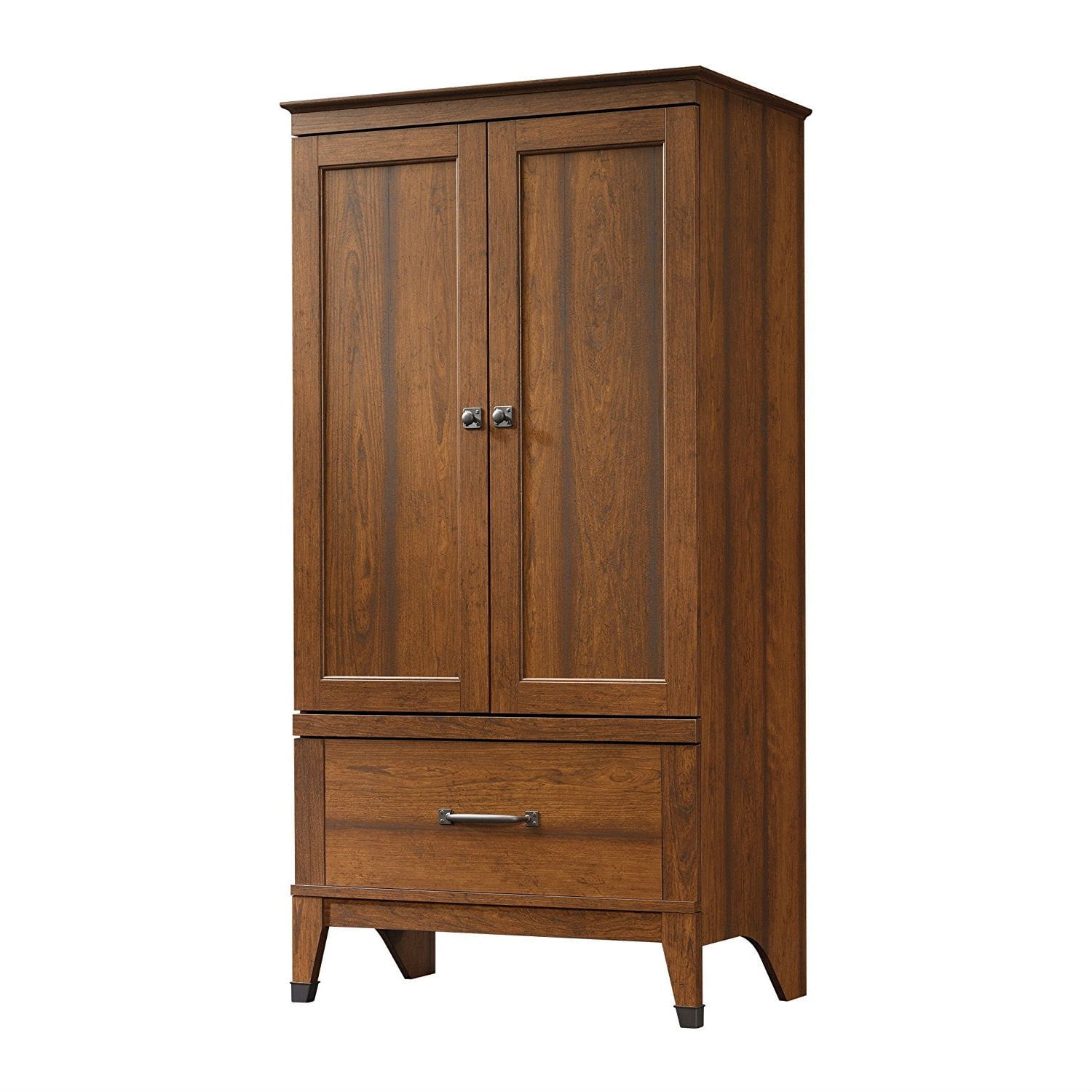 Sauder Carson Forge Armoire, Washington Cherry Finish