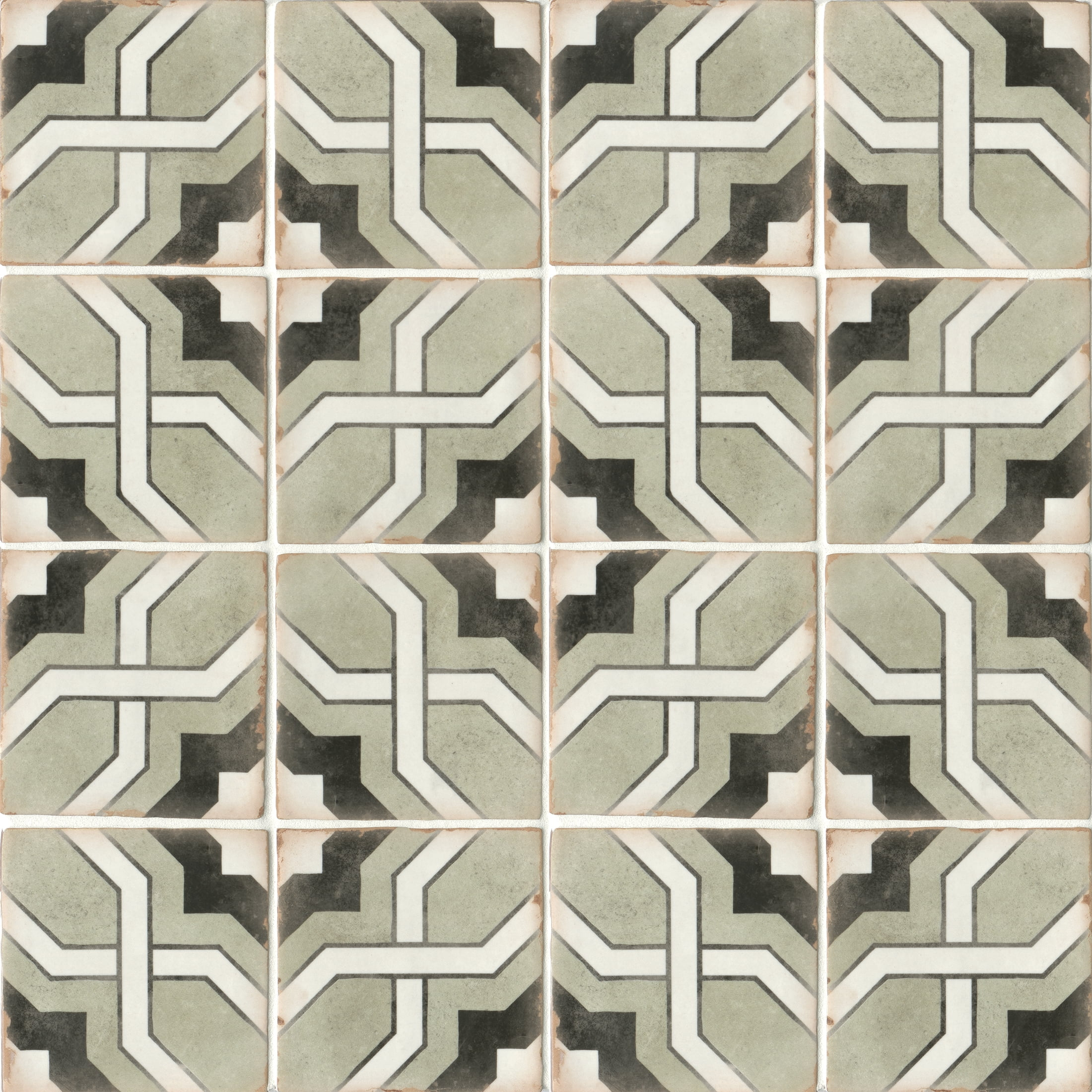 Casablanca 5" x 5" Ceramic Patterned Floor Use Tile