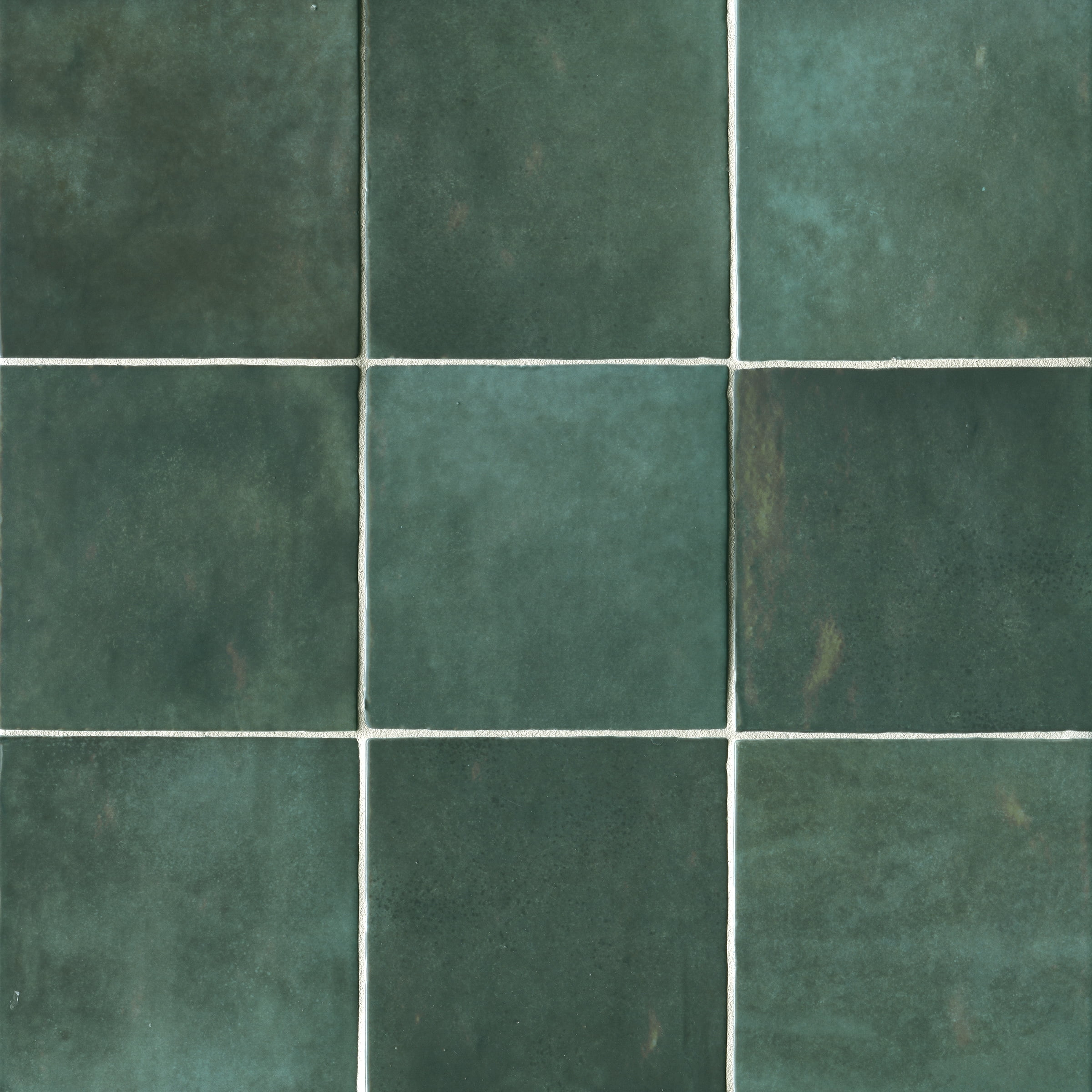 Bedrosians Cloe Square Gloss Ceramic Tile 5 x 5, Green (10.83 sq. ft./Case)