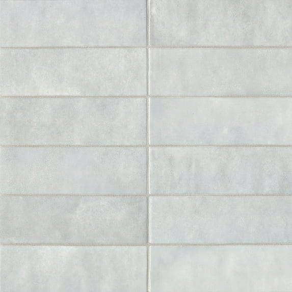 Bedrosians Cloe Rectangle Gloss Ceramic Tile 3 x 8, Grey (10.64 sq. ft./Case)