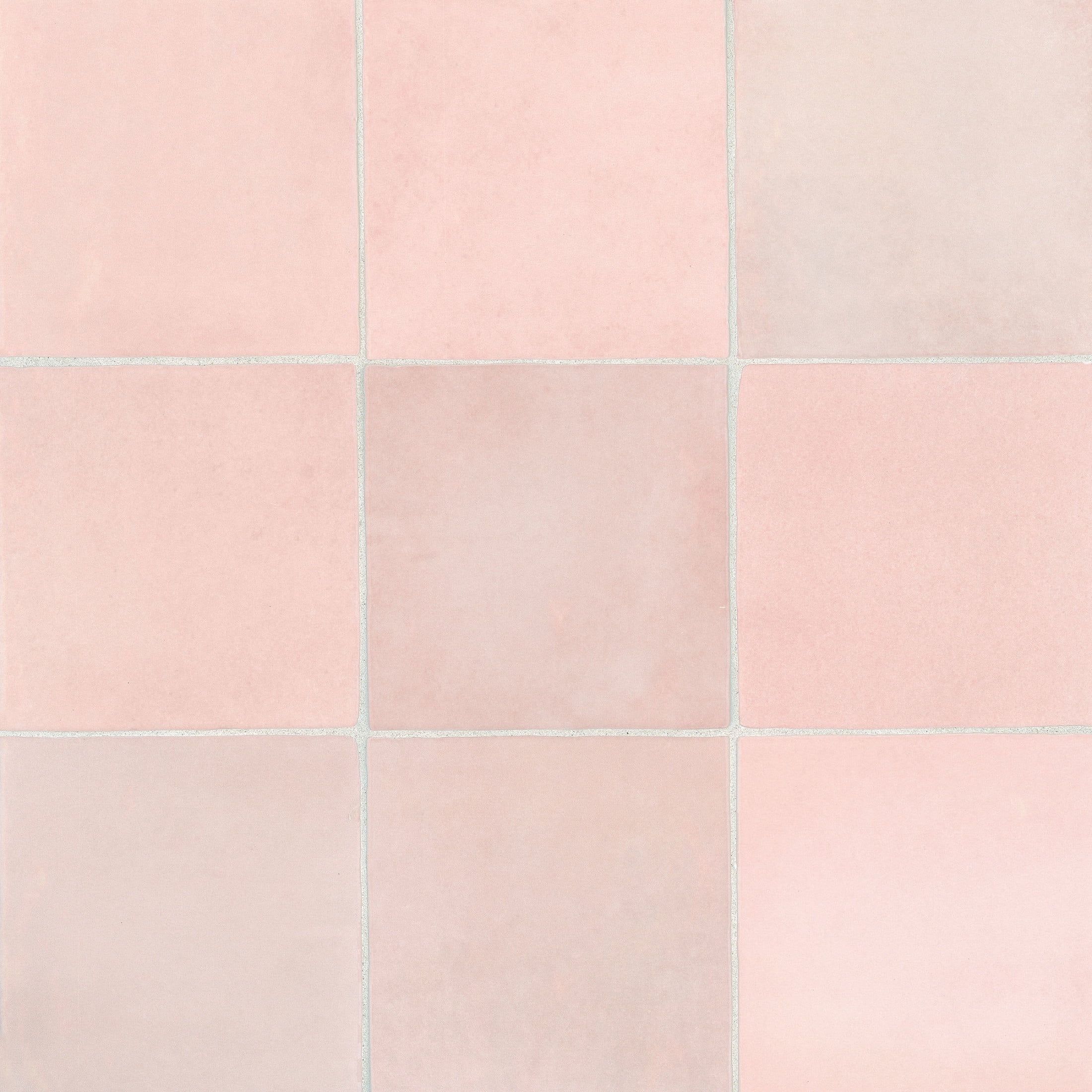 Bedrosians Cloe Square Gloss Ceramic Tile 5 x 5, Pink (10.83 sq. ft./Case)