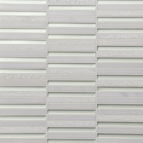 Bedrosians Kaikos 12" x 12" Glass Patterned Wall & Floor Tile