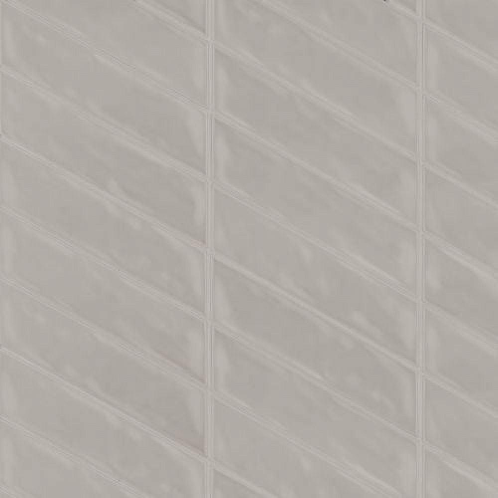 Bedrosians Sorrento Gloss Ceramic Tile 2.5" x 10", Right-Side, Fiore (18-Pack, 3.26 SF)