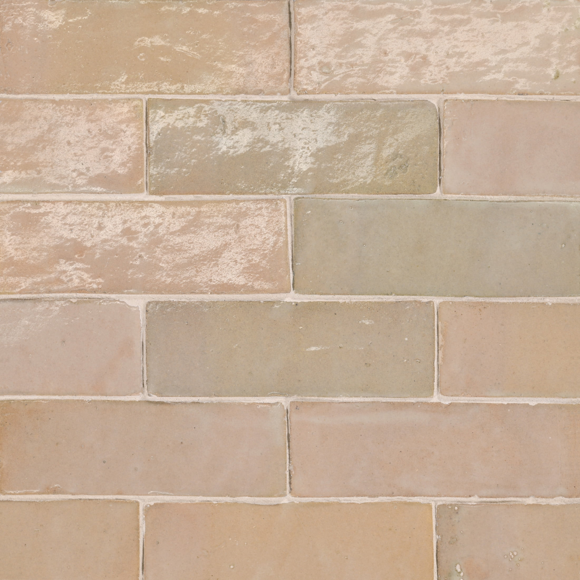 Zagora 2" x 6" Glossy Zellige Field Tile