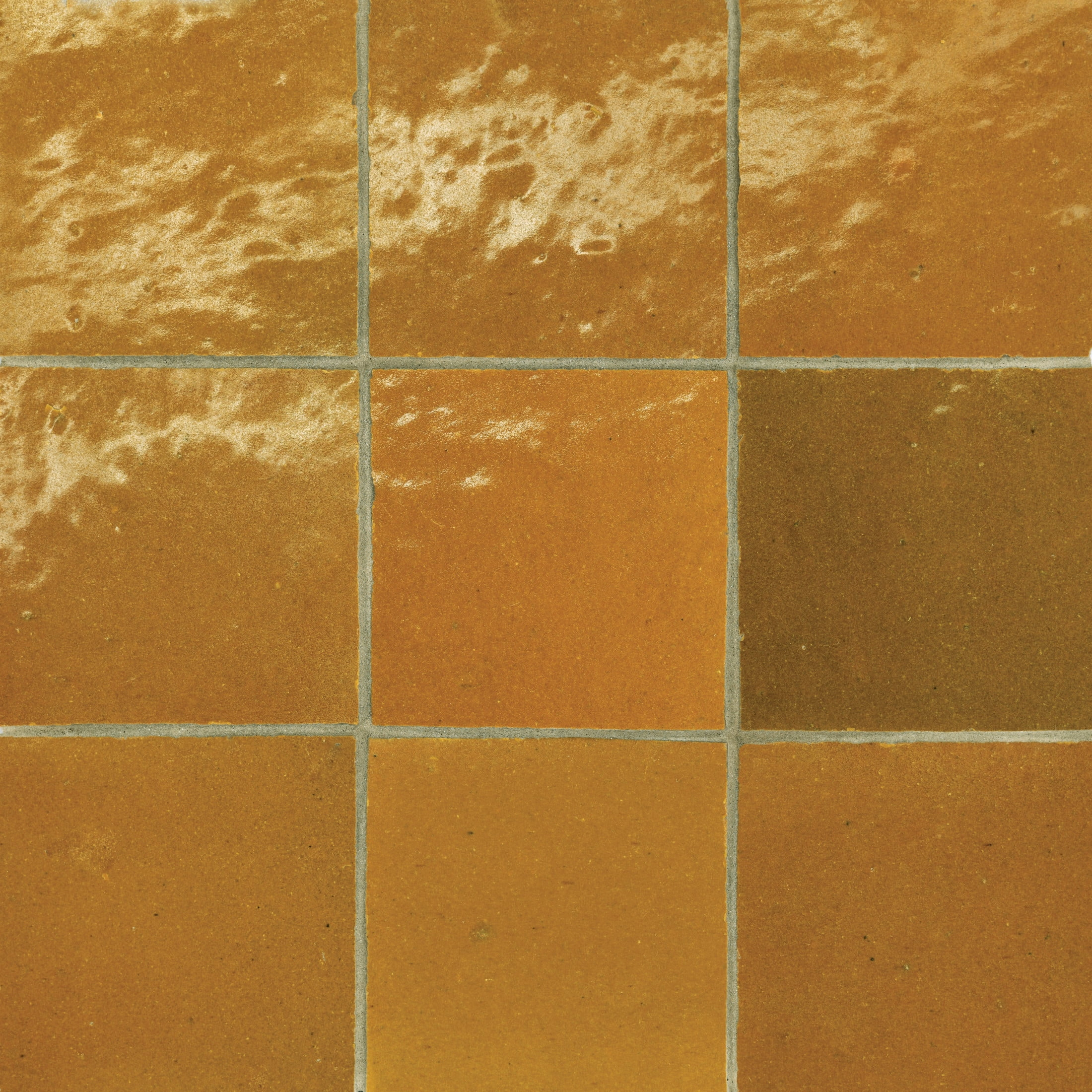 Zagora 4" x 4" Glossy Zellige Field Tile