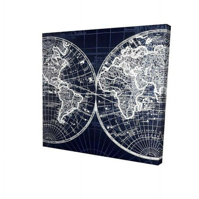 Begin Edition International Inc. " World Map Blue "