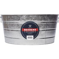 Behrens 17 Gal. Round Hot-Dipped Utility Tub