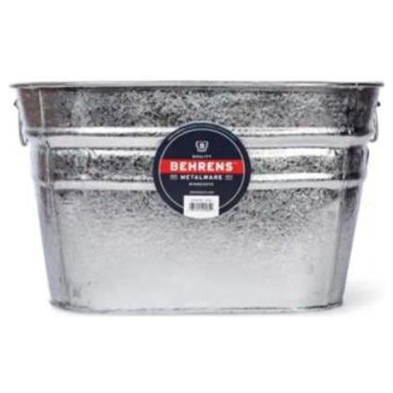 Behrens Manufacturing 17301 12 gal Hot Dipped Zinc Steel Square Tub
