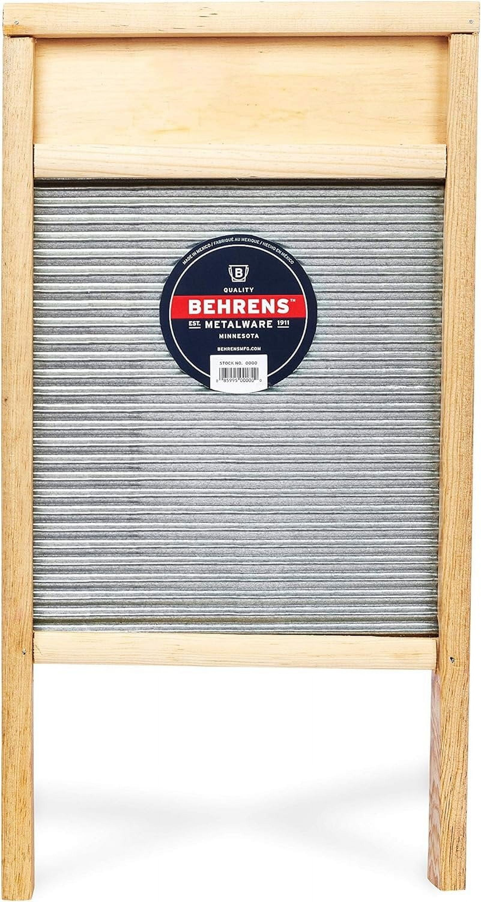 Behrens Steel & Wood Frame Washboard Manual Washing Machine, Large