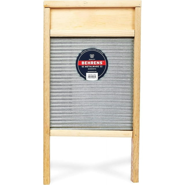 Behrens Steel & Wood Frame Washboard Manual Washing Machine, Large