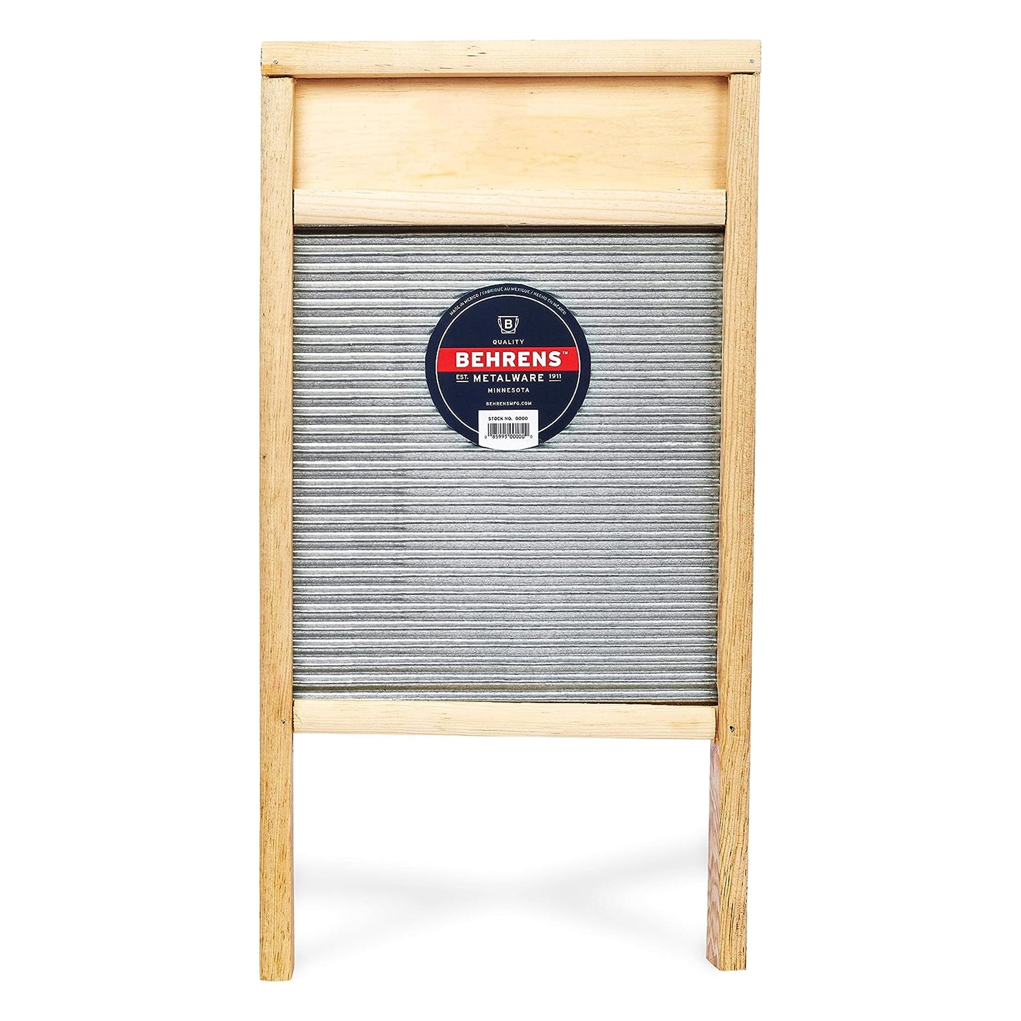 Behrens Steel & Wood Frame Washboard Manual Washing Machine, Large
