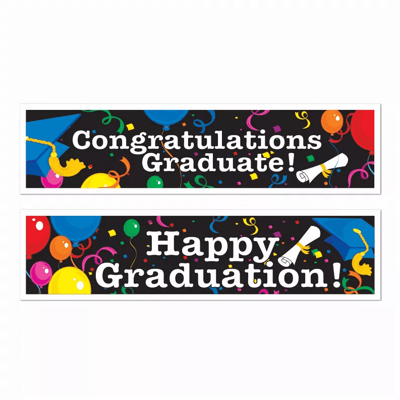 Morris Costumes Graduation Banners