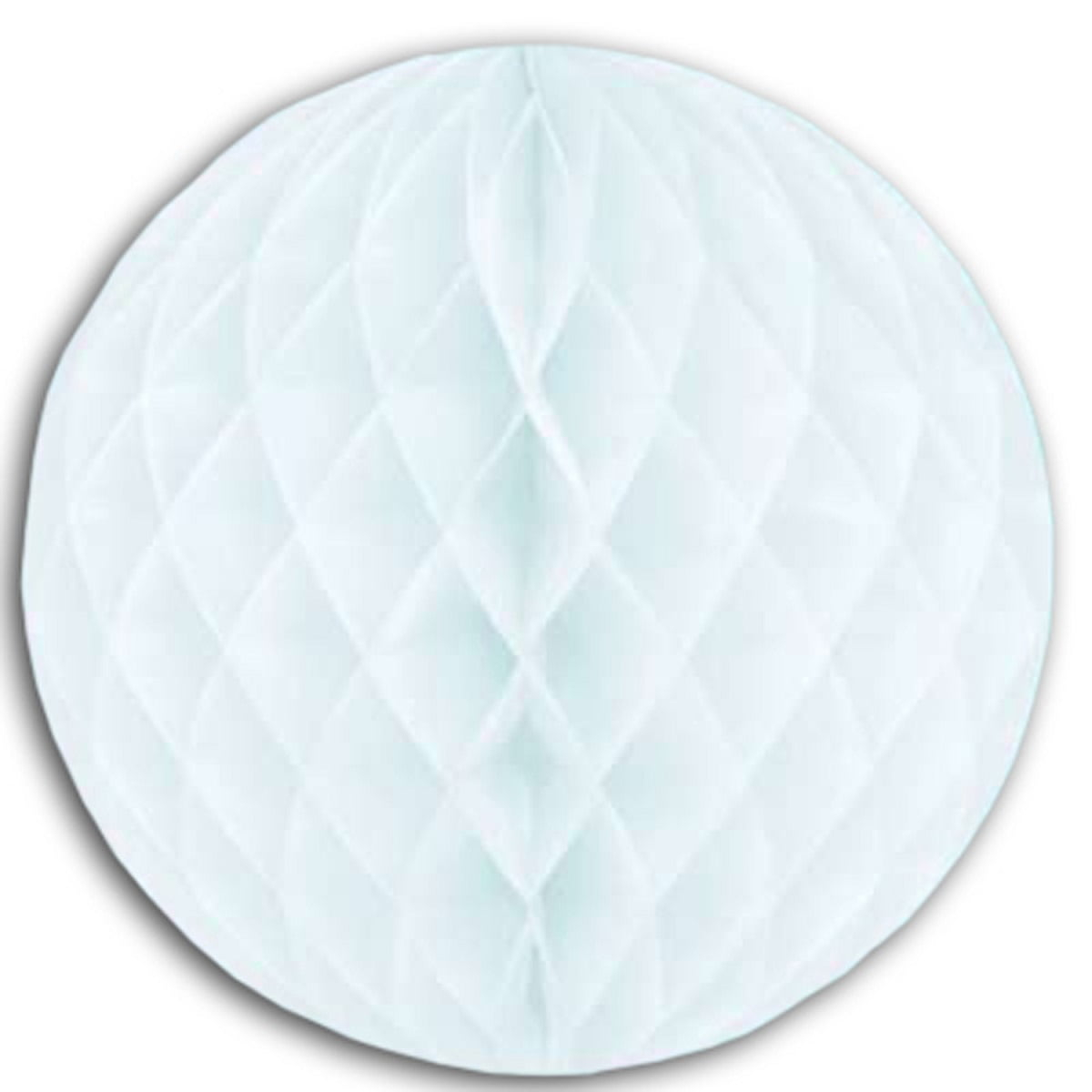 Beistle Tissue Ball Party Decoration (Case of 12) white