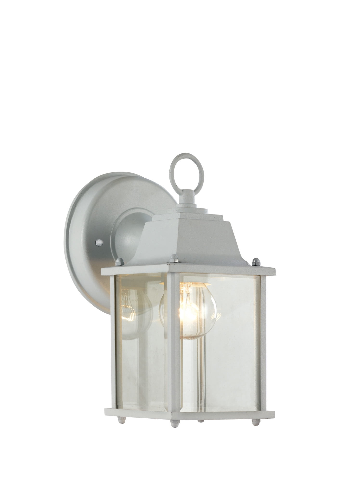 Trans Globe Lighting 40455 Purisima Mission 1 Light Lantern Outdoor Wall Sconce - White