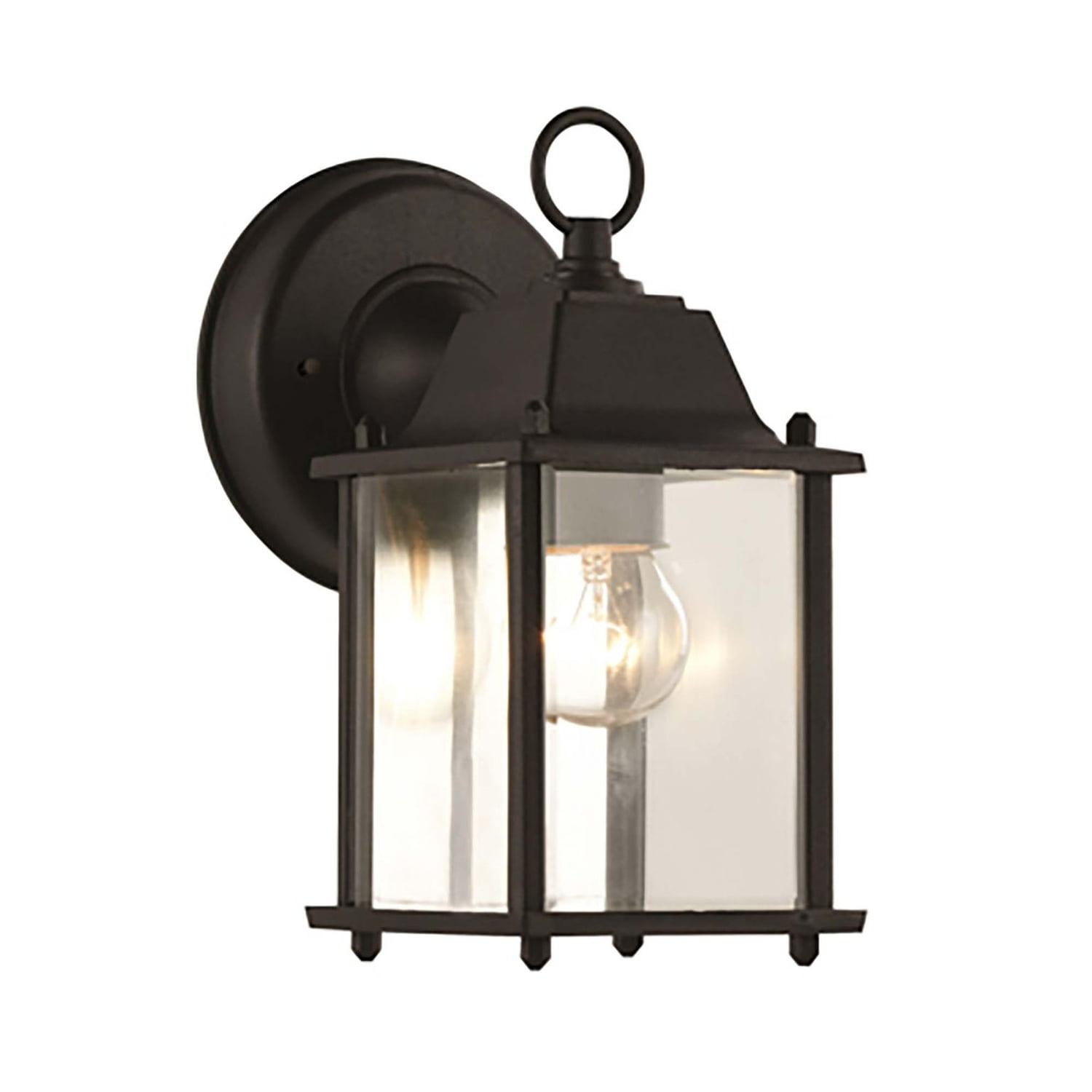 GpLuMy Lighting 40455 BK Traditional One Wall Lantern Outdoor-Post-Lights, Black