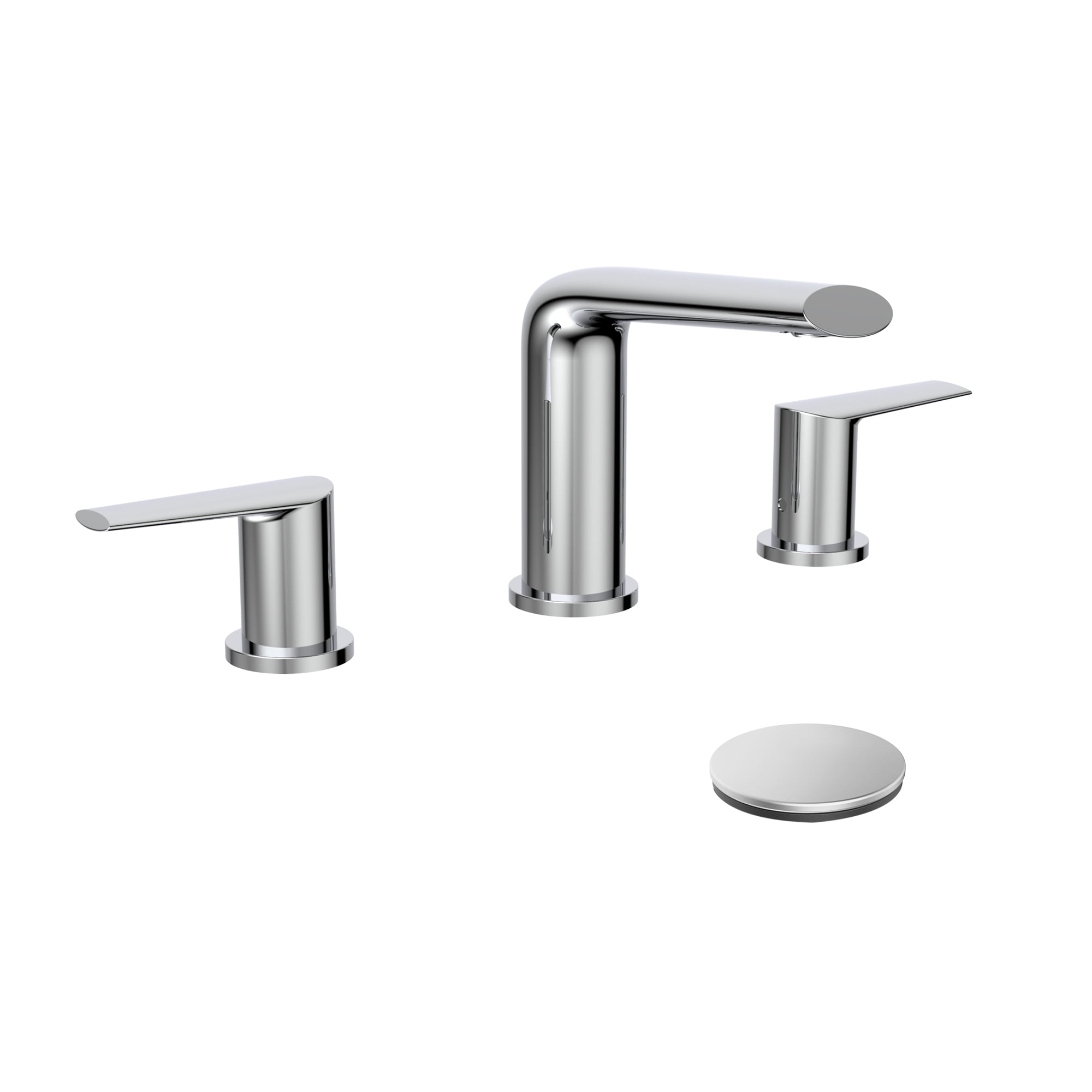 Belanger OPA79CCP Two-Handle Widespread Bathroom Faucet with Drain Assembly, Polished Chrome