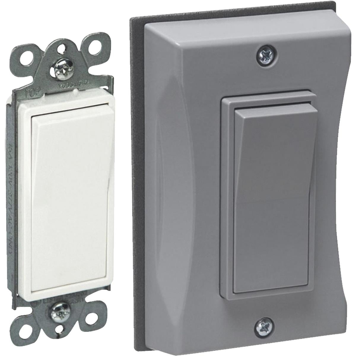 Bell 1g Gy Wp Cvr & Switch 5122-0