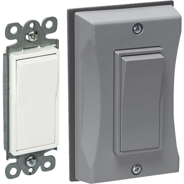 Bell 1g Gy Wp Cvr & Switch 5122-0