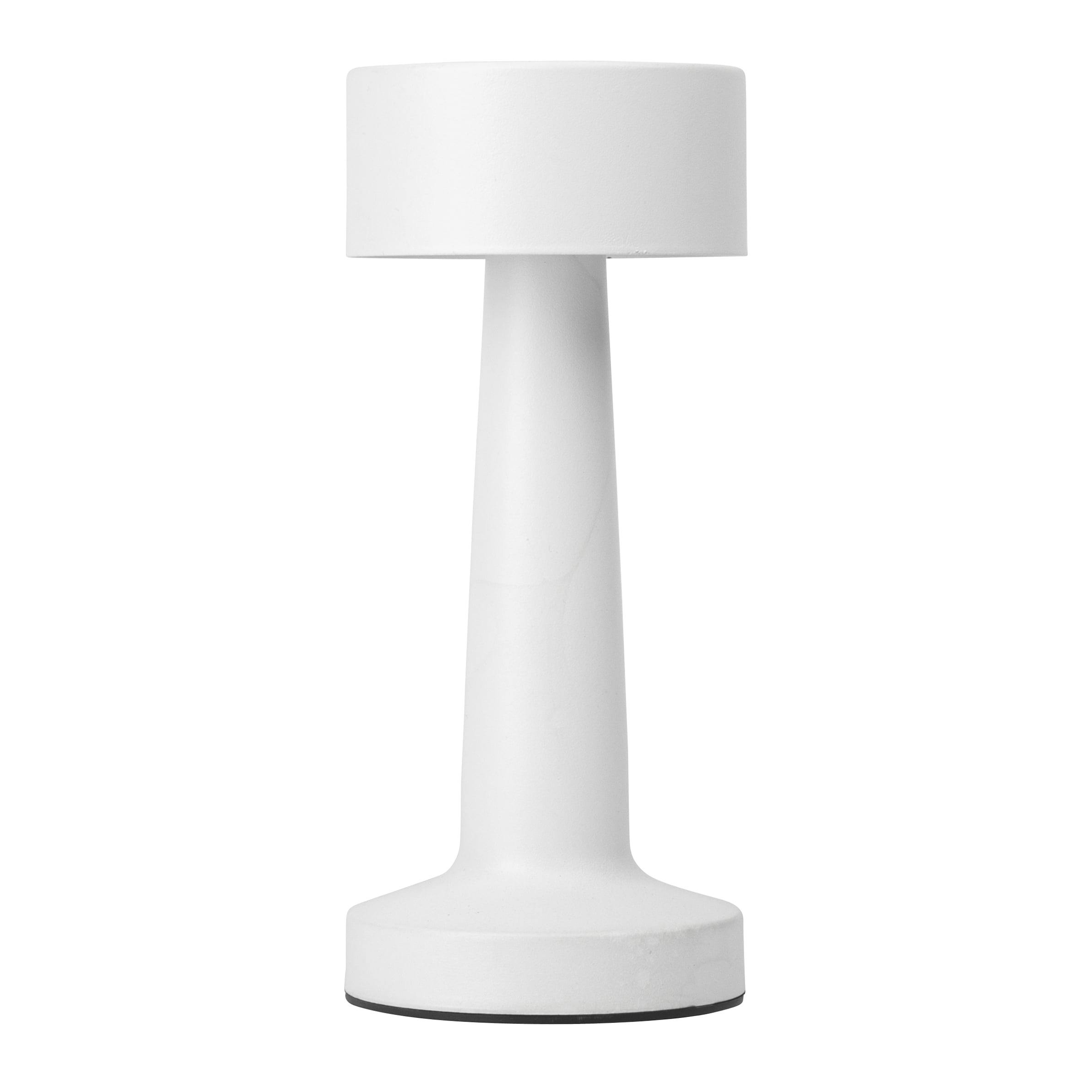 Bell and Howell Chelsea Table Lamp Small Cordless Touch LED Rechargeable Lamp for Bedside Desk Nightstand White