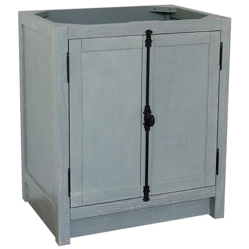 Bellaterra Home 30" Single vanity in Gray Ash finish - cabinet only