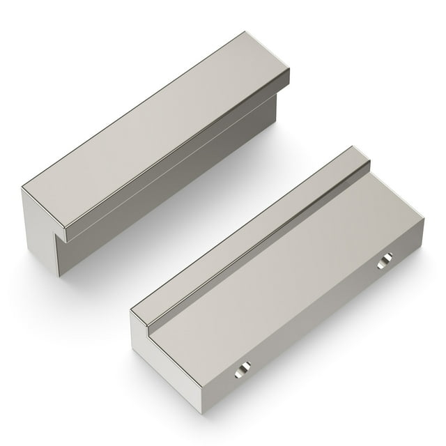 Belwith BWHH075280 GN 32 mm Centre to Centre Streamline Cabinet Pull, Glossy Nickel