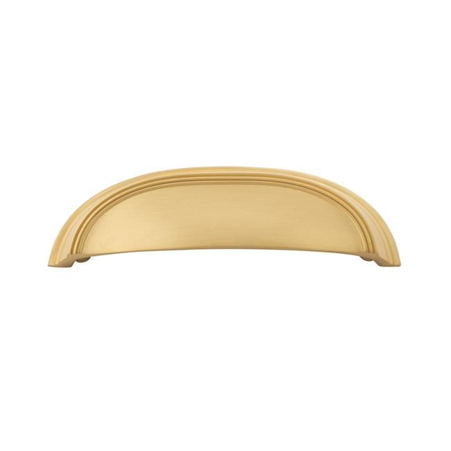 Belwith BWP2144 BGB 3 in. 96-128 mm Cup Pull, Brushed Gold Brass