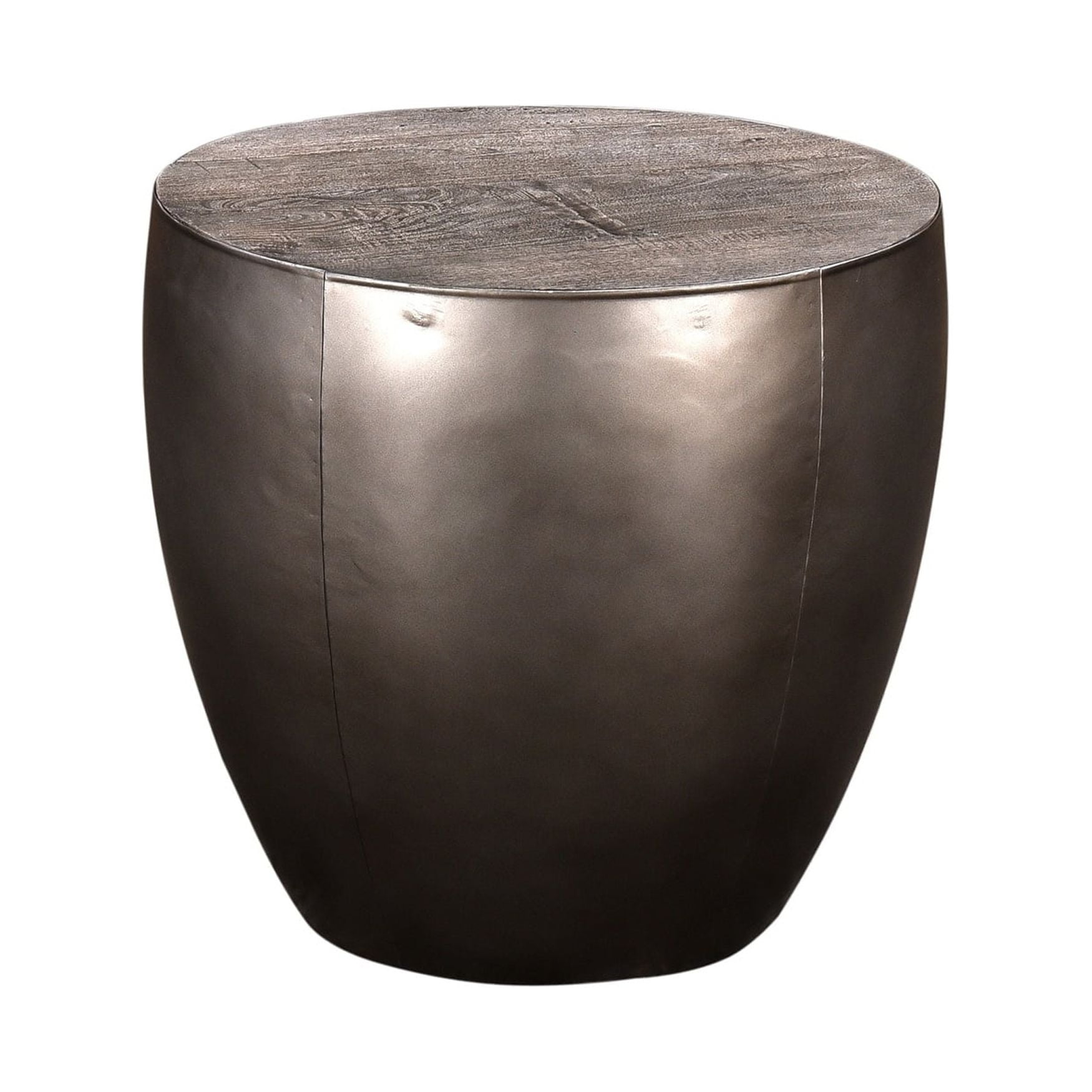 Bengal Manor Drum Base End Table