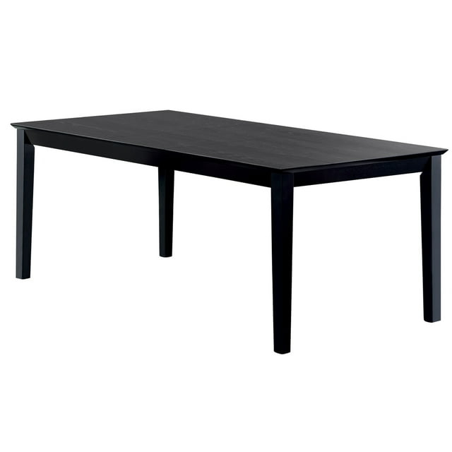 Benjara Mesa de Comedor Rectangular de Madera de Estilo Moderno de 78" en Negro
